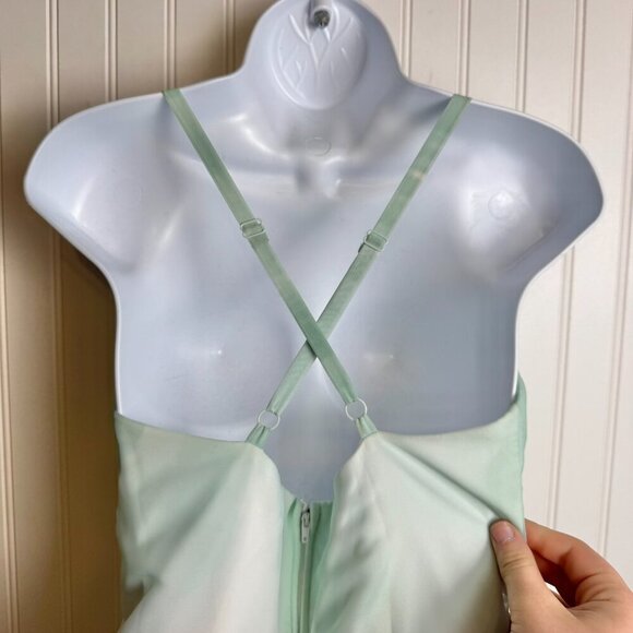 Venus Pastel Ombre Maxi Sundress Lightly Padded E47 - Picture 3 of 6